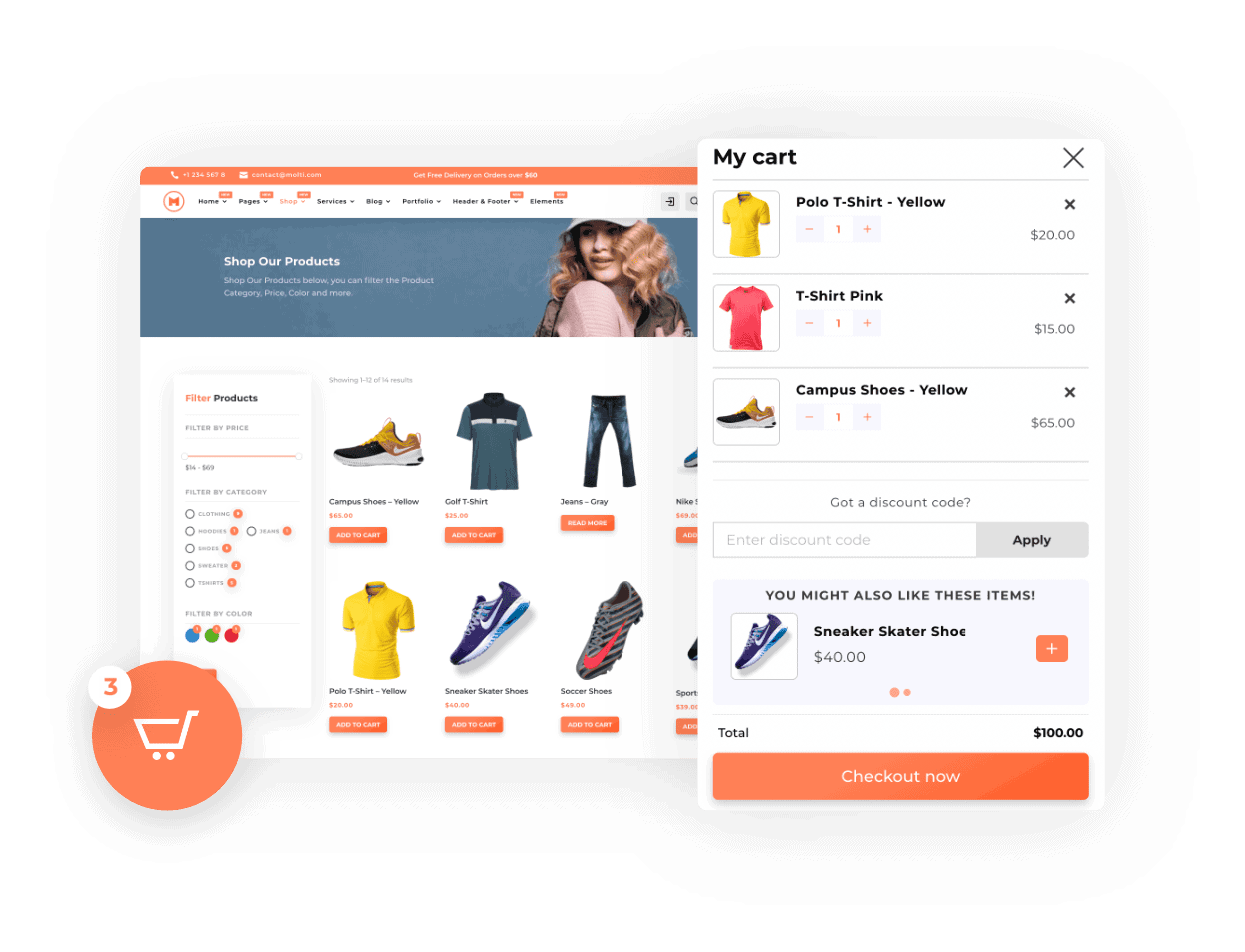 Molti - Cart Popup Drawer Molti Cart Popup Drawer